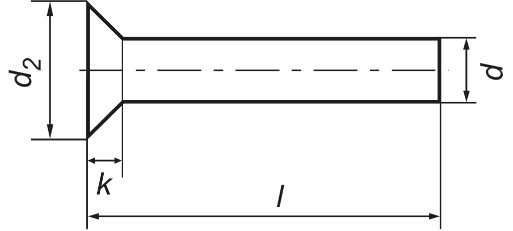 DIN 661   3 x  8  Eis